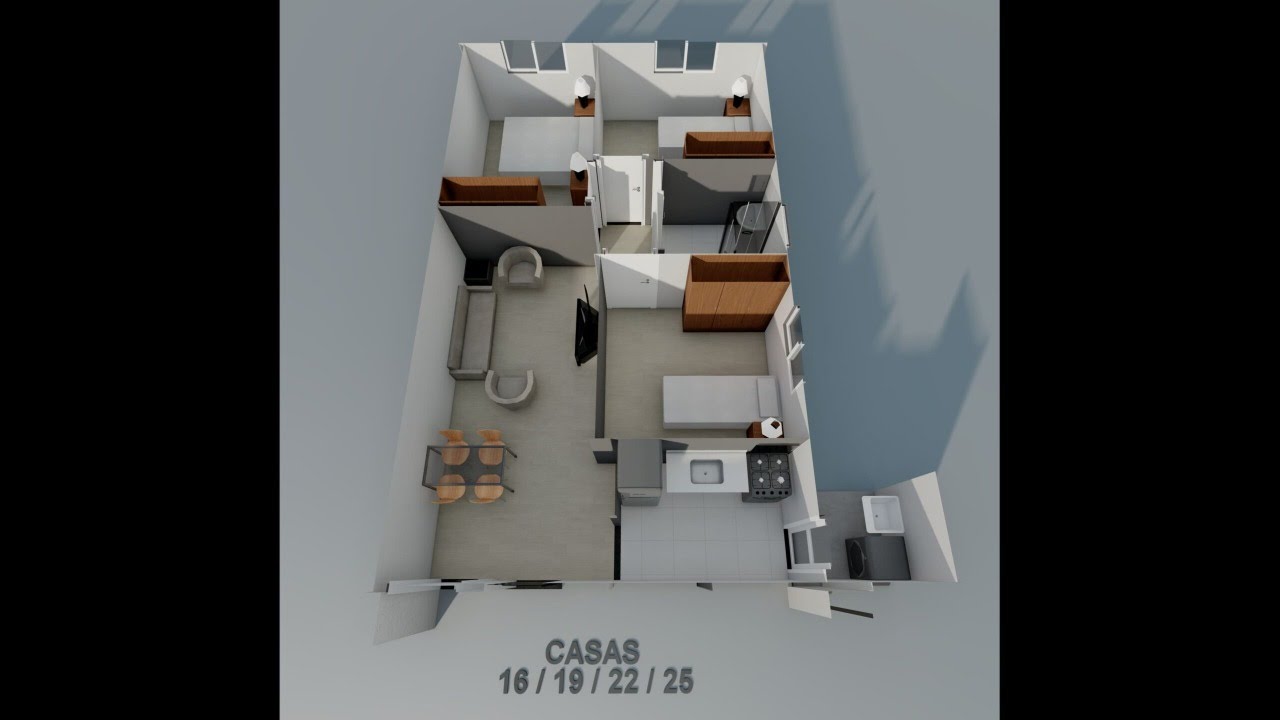 Casa à venda com 3 quartos, 1 banheiro, 2 vagas e 54m² no Chácaras Granja Pousada Del Rey, Santa Luzia (MG) — foto 8 de 10
