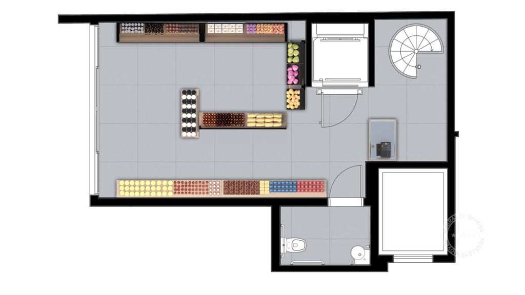 Planta 01 - 75 m² - loja