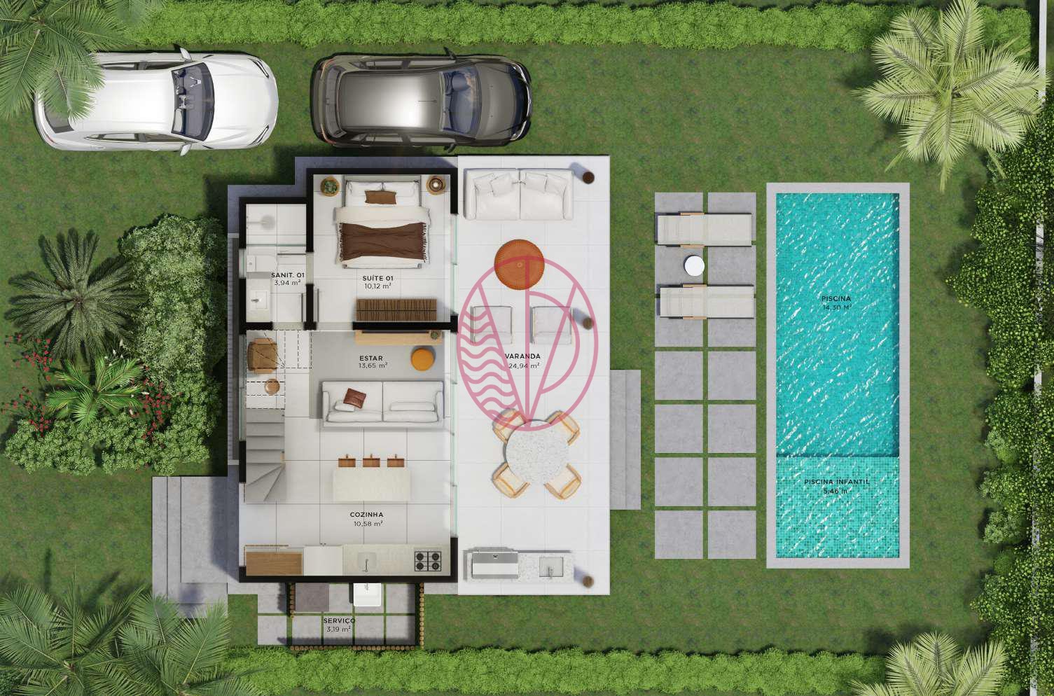Casa à venda com 2 quartos, 2 suítes, 2 vagas e 122m² no Praia do Forte, Mata de São João (BA) — foto 19 de 23