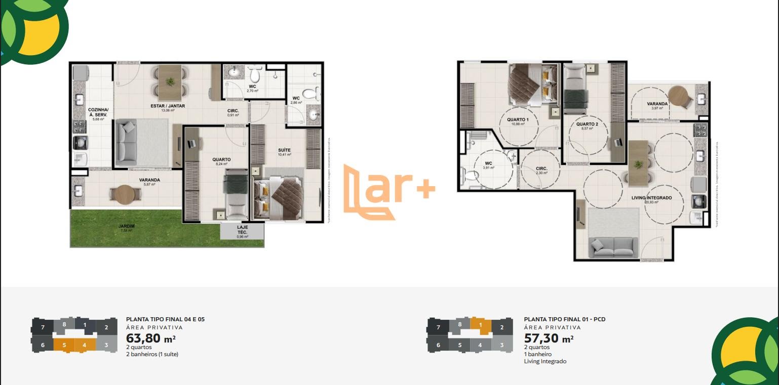 Apartamento à venda com 3 quartos, 1 suíte, 1 vaga e 70m² no Jabotiana, Aracaju (SE) — foto 30 de 30