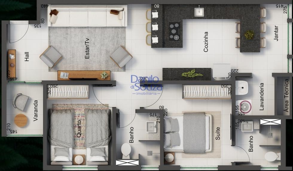 Apartamento à venda com 2 quartos, 1 suíte e 1 vaga no Vila Joao Ribeiro, Araxá (MG) — foto 10 de 14