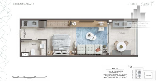 Loft em Ipanema - Rio de Janeiro, RJ