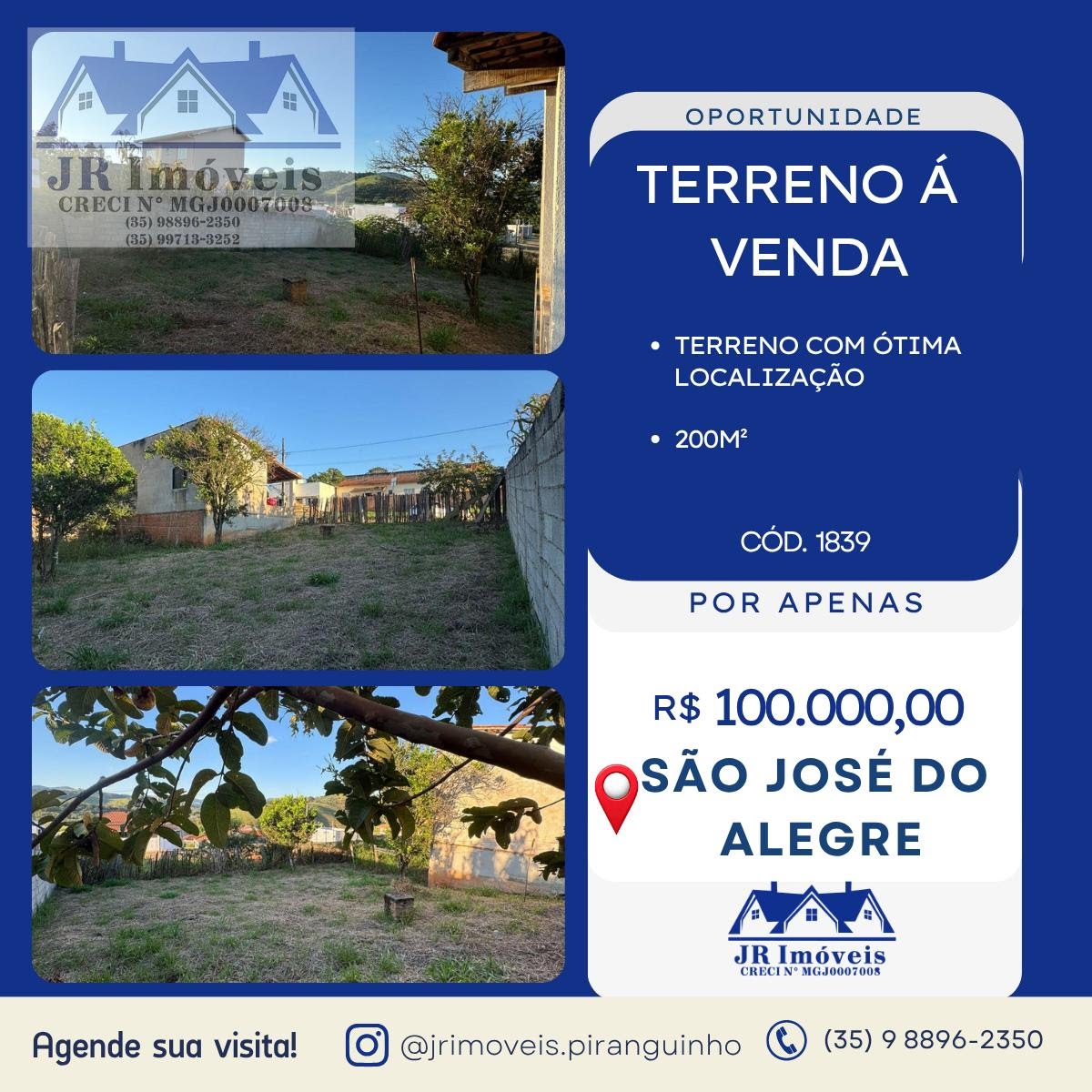 Terreno à venda no Santa Luzia, São José do Alegre — foto principal