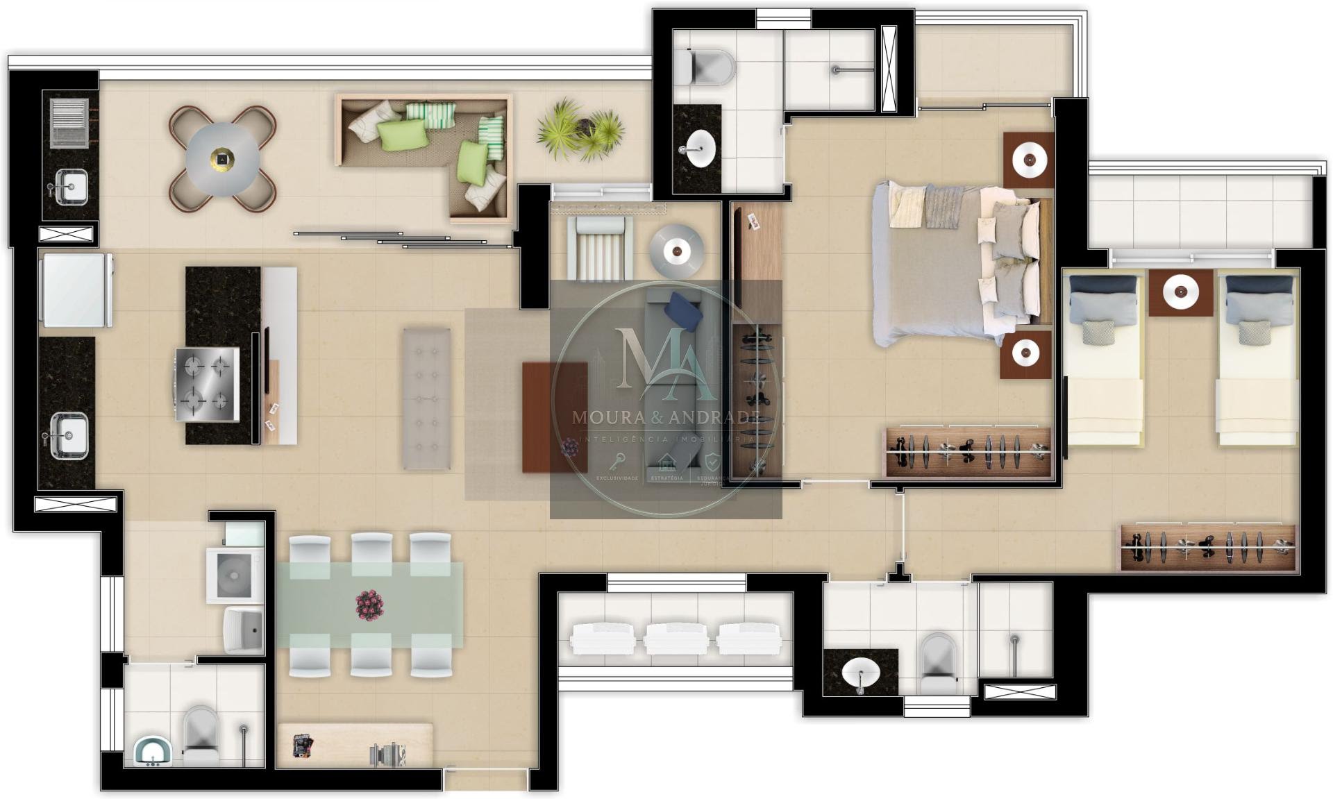 Apartamento à venda com 3 quartos, 2 suítes, 2 vagas e 95m² no Aldeota, Fortaleza (CE) — foto 9 de 27