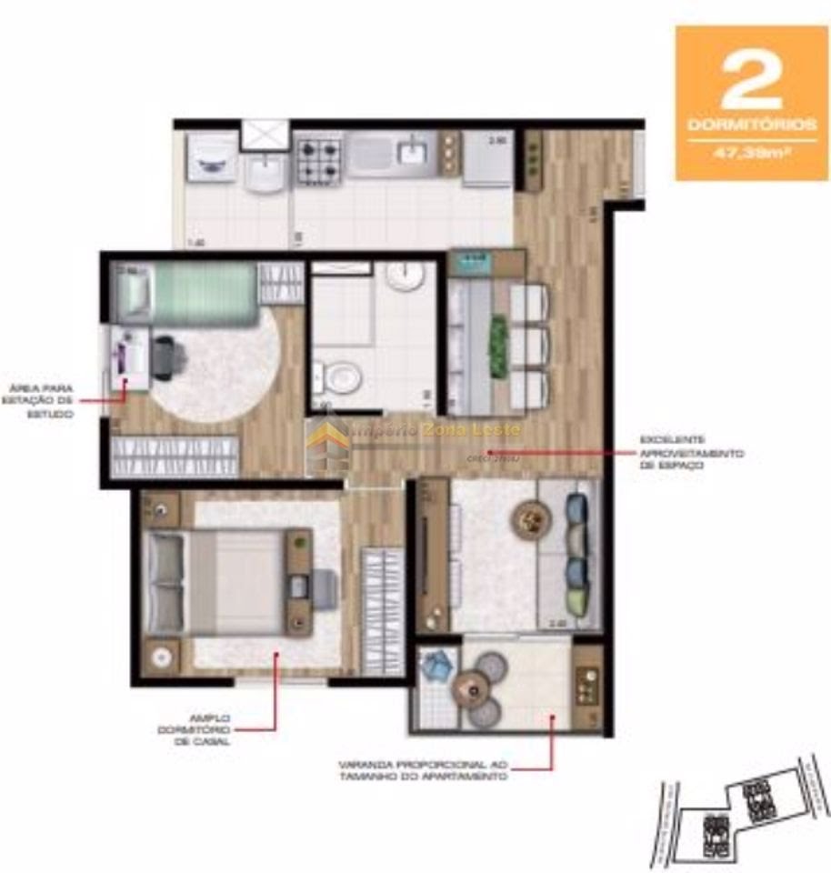 Prédio Inteiro, 51 m² - Foto 5