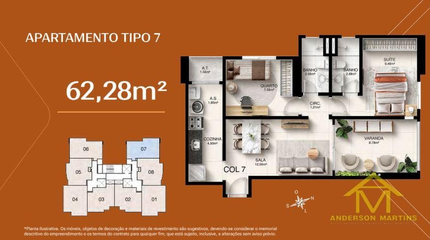 Apartamento à venda com 2 quartos, 2 banheiros, 1 vaga e 62m² no Jockey de Itaparica, Vila Velha (ES) — foto 14 de 20