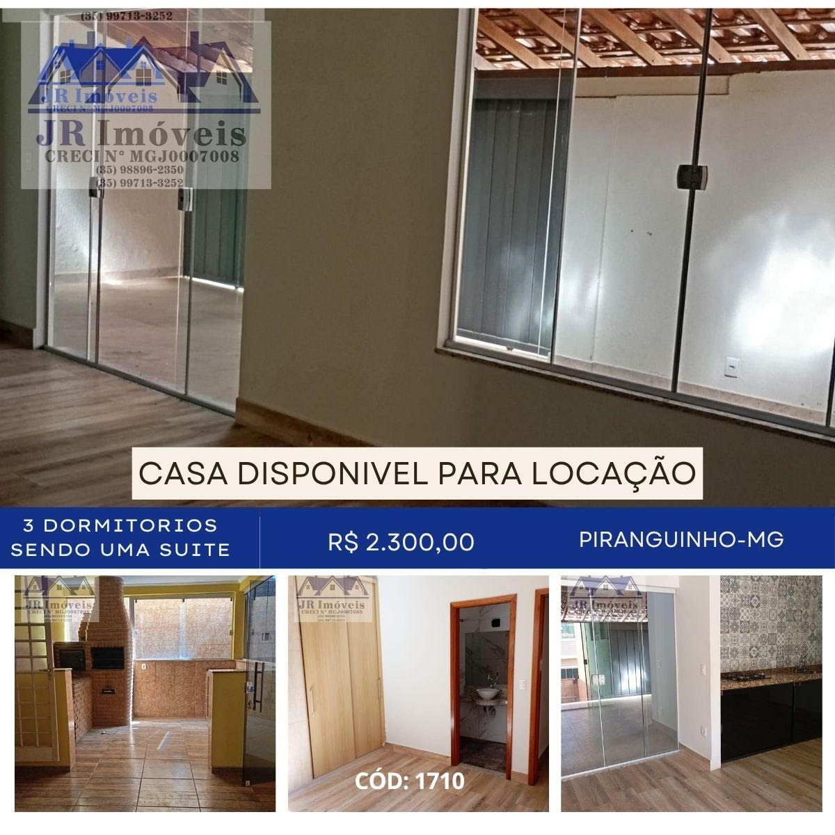 Casa para alugar com 2 quartos, 2 banheiros e 117m² no Centro, Piranguinho — foto principal