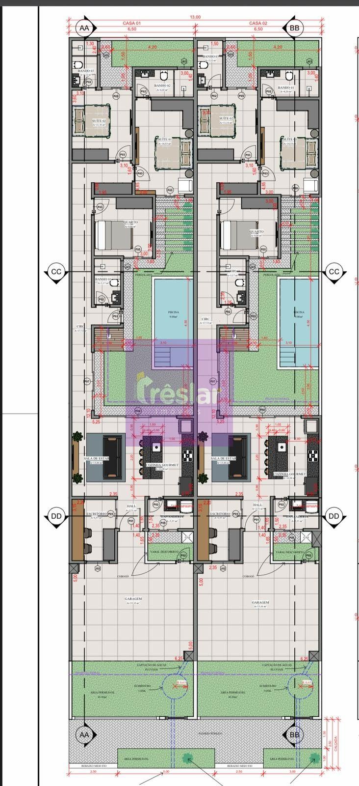 Casa à venda com 3 quartos, 3 banheiros, 2 vagas e 152m² no Jardim dos Ipês, Três Lagoas — foto principal