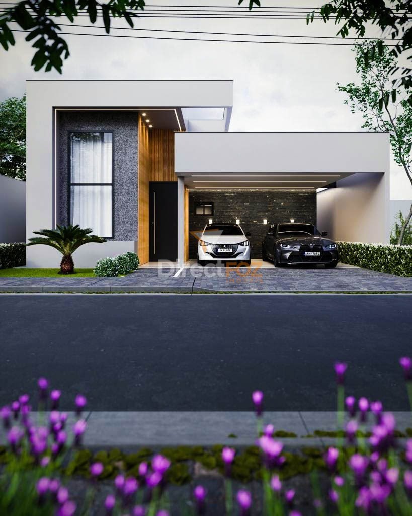 Casa térrea em construção com acabamento de alto padrão no condomínio Safira