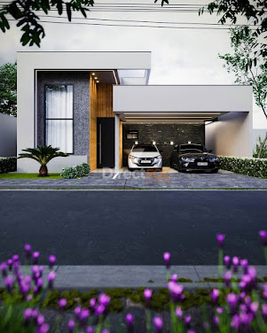 Casa térrea em construção com acabamento de alto padrão no condomínio Safira