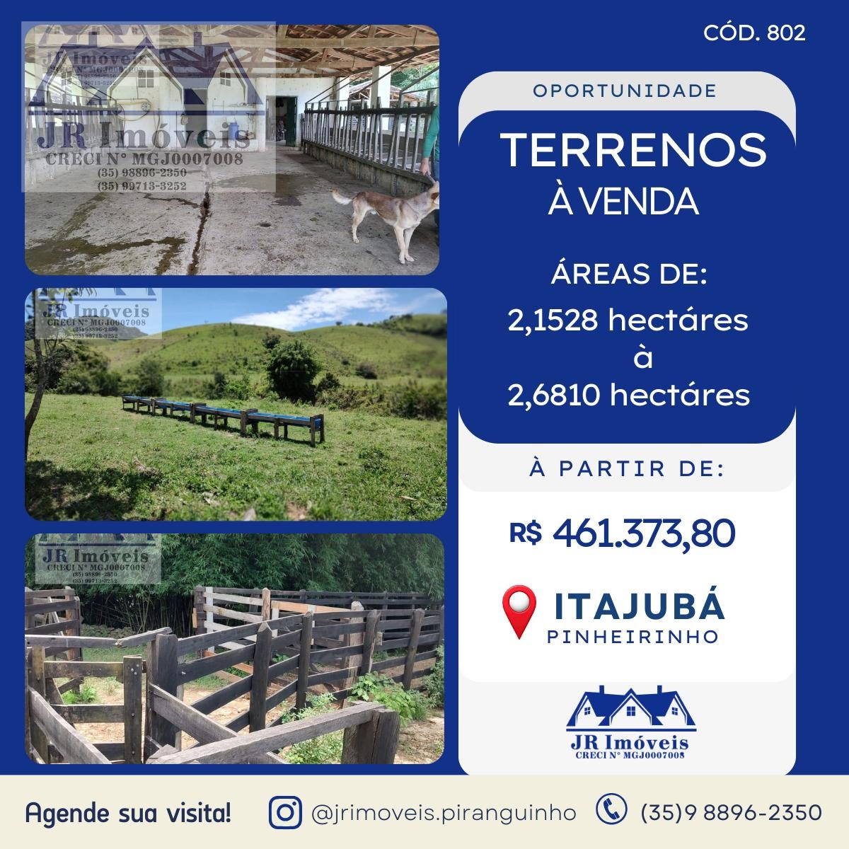 Terreno à venda com 21237m² de terreno no Pinheirinho, Itajubá — foto principal