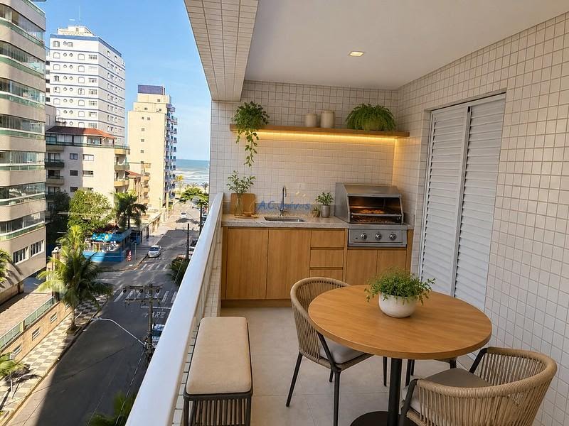 Apartamento à venda com 2 quartos, 1 suíte, 1 vaga e 75m² no Vila Tupi, Praia Grande (SP) — foto 2 de 9