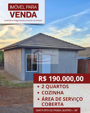 Casa em Recanto dos Pássaros  -  Santa Rita do Passa Quatro