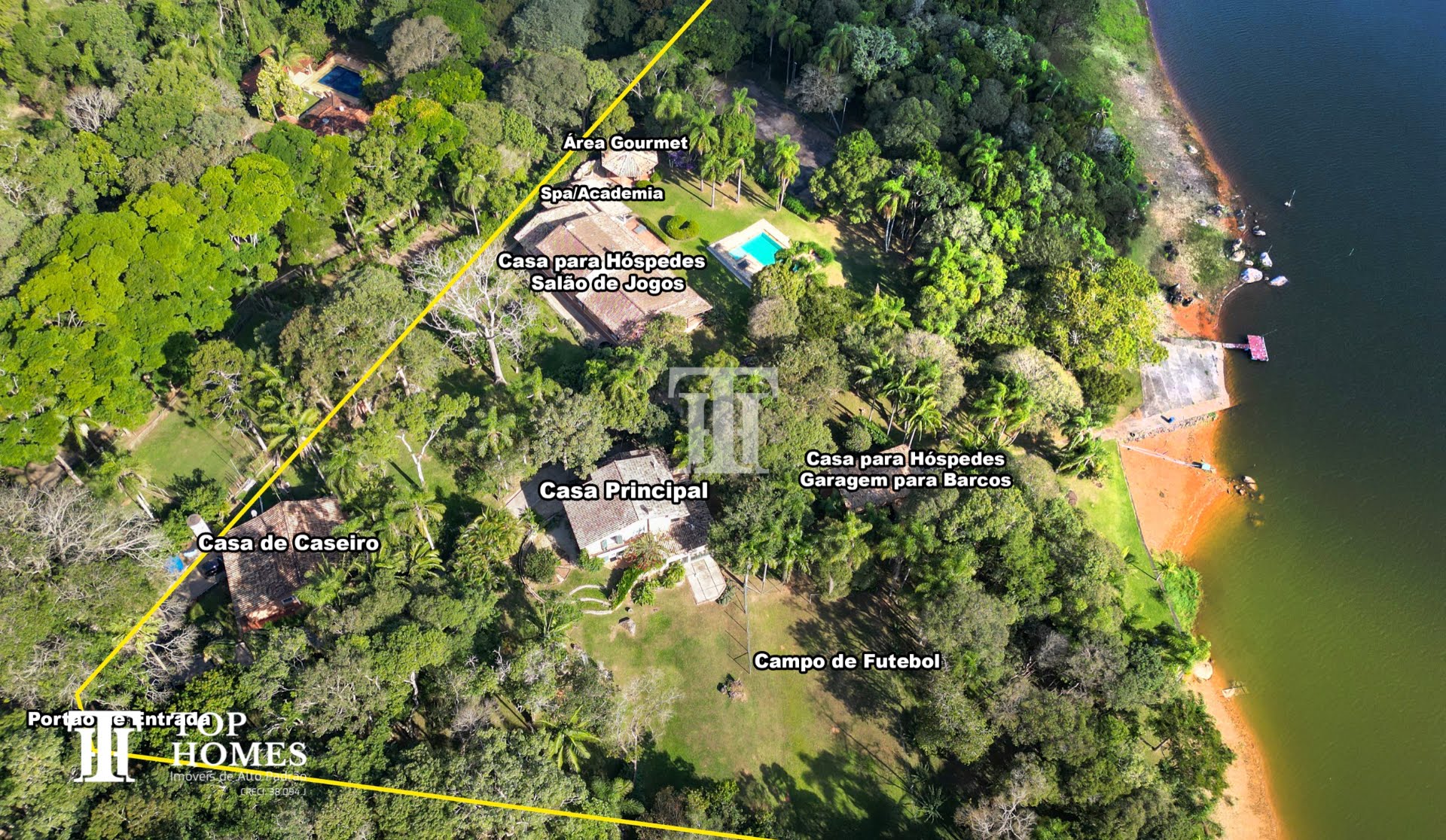 Chácara à venda na represa de Itupararanga em Ibiúna/SP