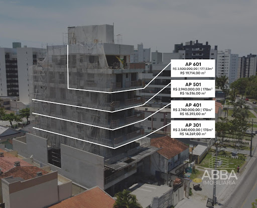 Lançamento. 03 suítes com 177 m² privativos  -  Caiobá