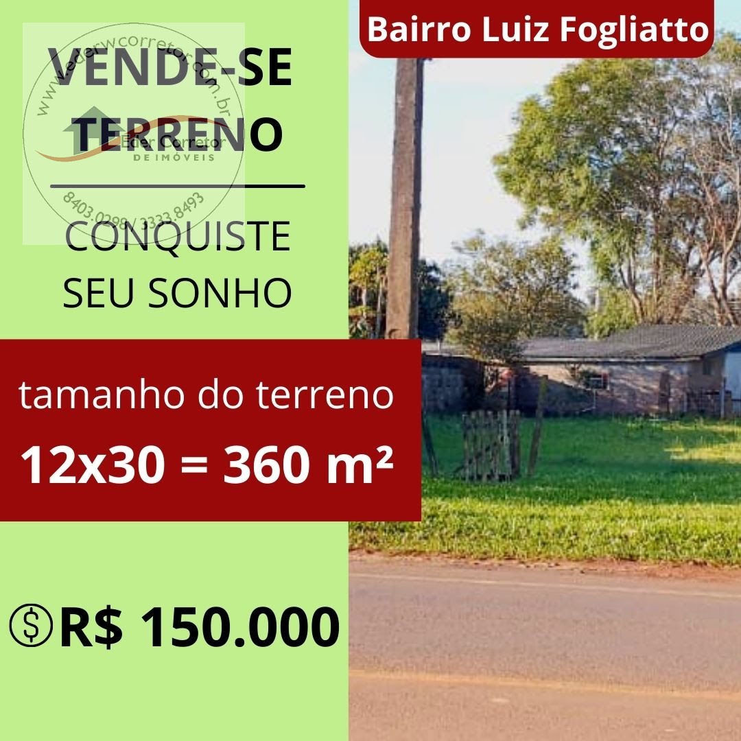 Terreno à venda com 360m² de terreno no Luiz Fogliato Terreno, Ijuí (RS) — foto 12 de 14