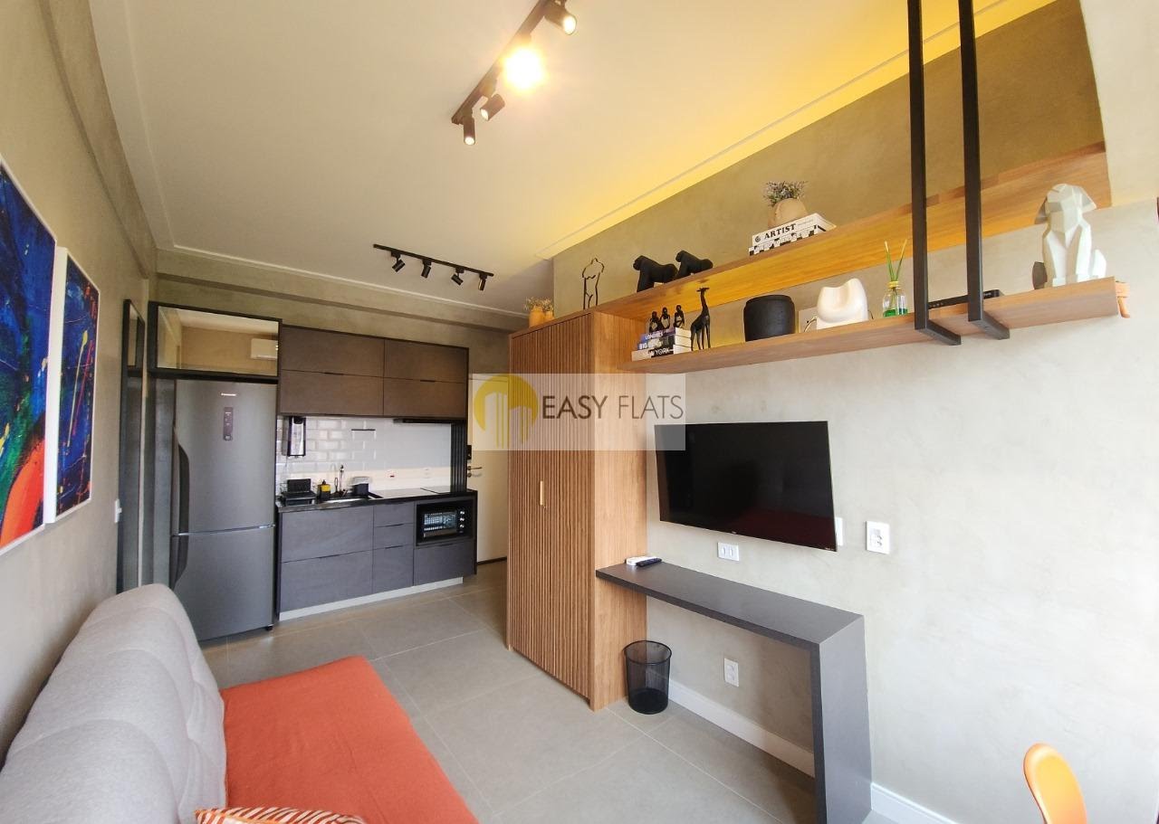 Apartamento à venda com 1 quarto, 1 banheiro, 1 vaga e 32m² no Pinheiros, São Paulo — foto principal