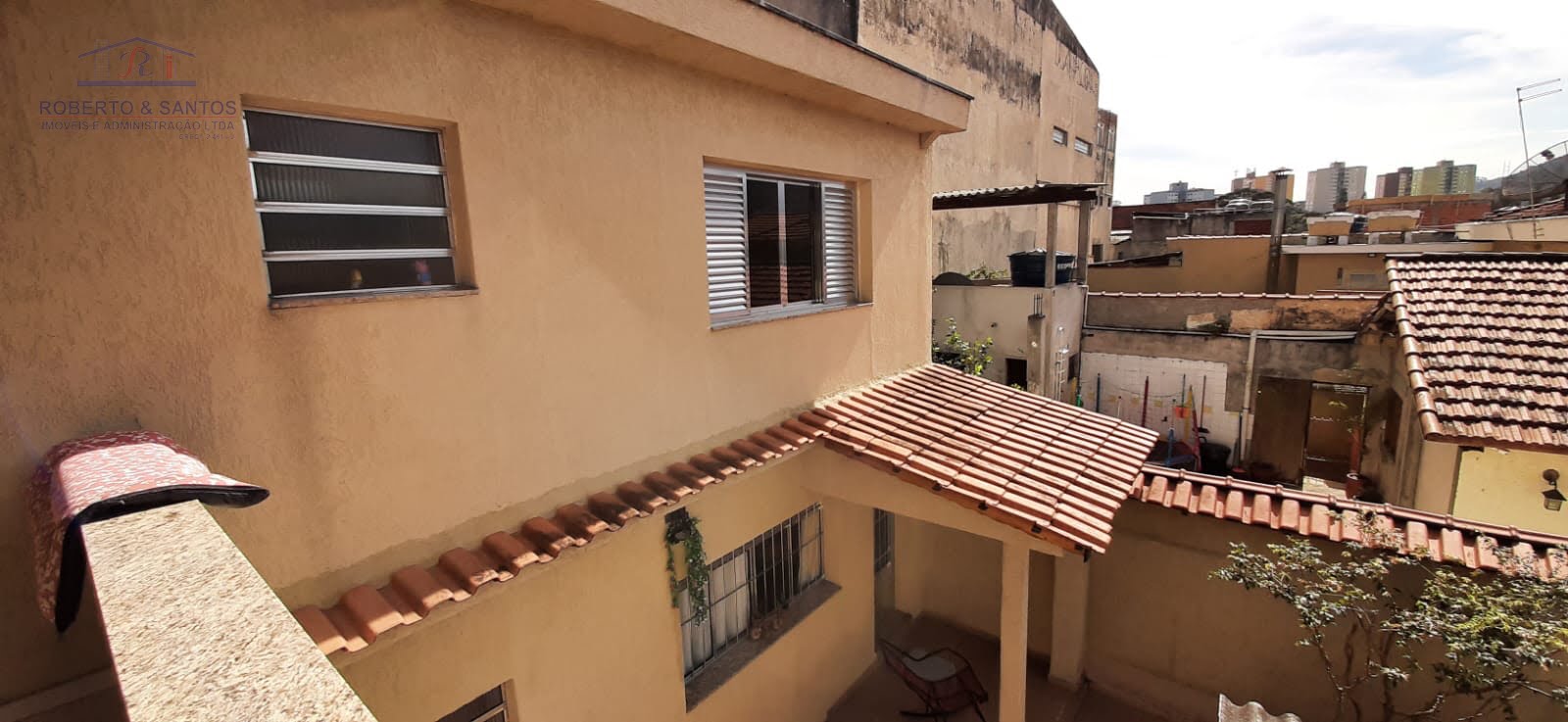 Parte superior da casa 