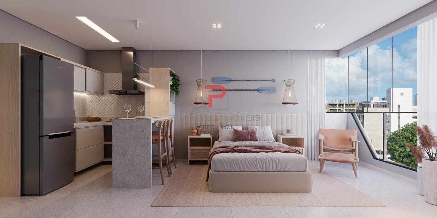 Apartamento à venda com 1 quarto, 1 banheiro, 1 vaga e 21m² no Intermares, Cabedelo (PB) — foto 10 de 11