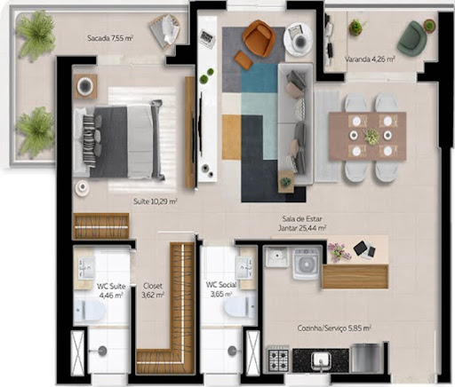 Apartamento em Meireles, Fortaleza: localização privilegiada, conforto e praticidade. Confira!
