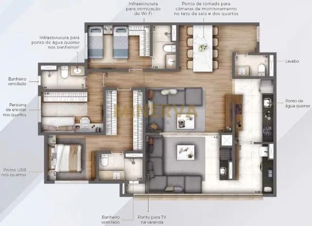 Apartamento à venda com 3 quartos, 3 suítes, 2 vagas e 119m² no Ipiranga, São Paulo (SP) — foto 12 de 20