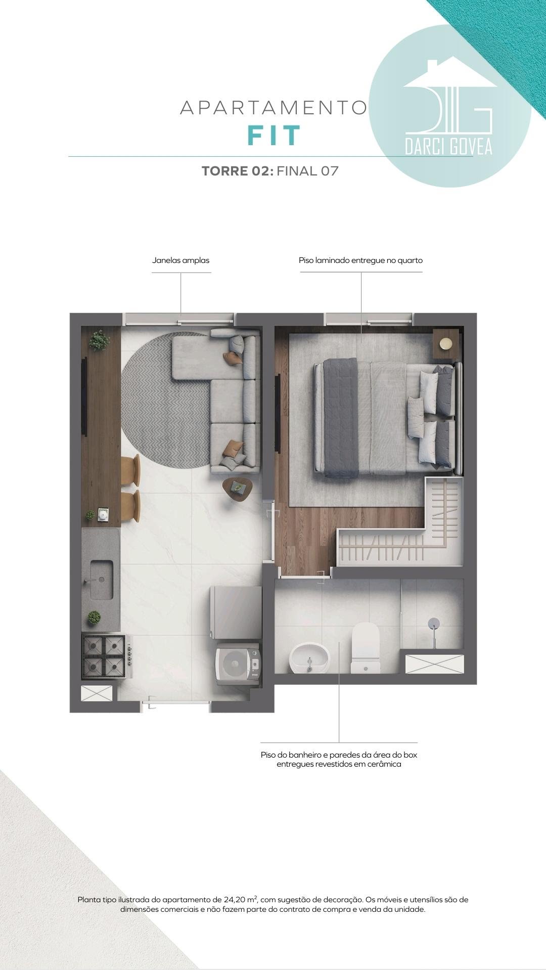 Apartamento à venda com 2 quartos, 1 banheiro e 36m² no Lapa, São Paulo (SP) — foto 7 de 29