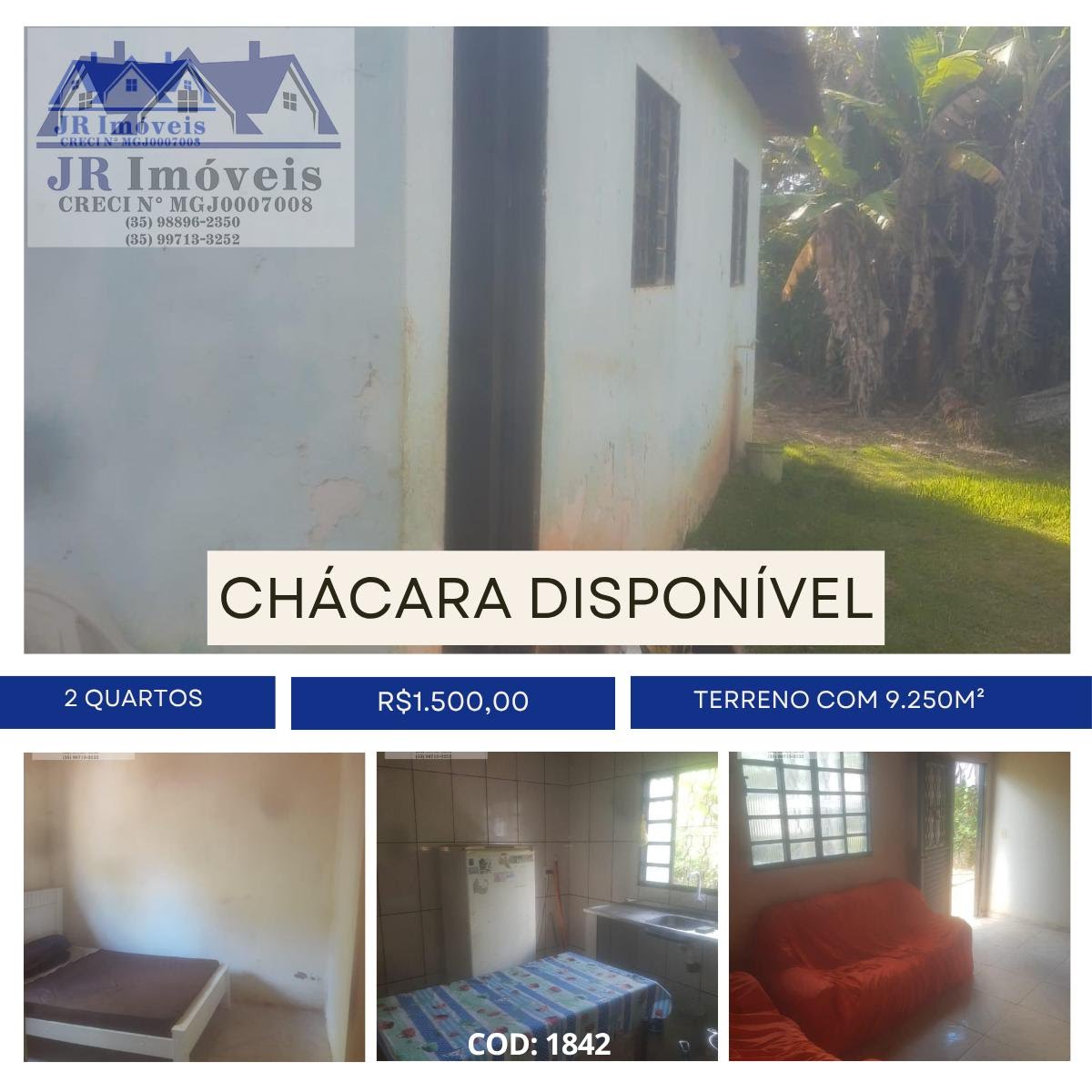 Rural para alugar com 9250m² de terreno no Neves, Piranguinho — foto principal