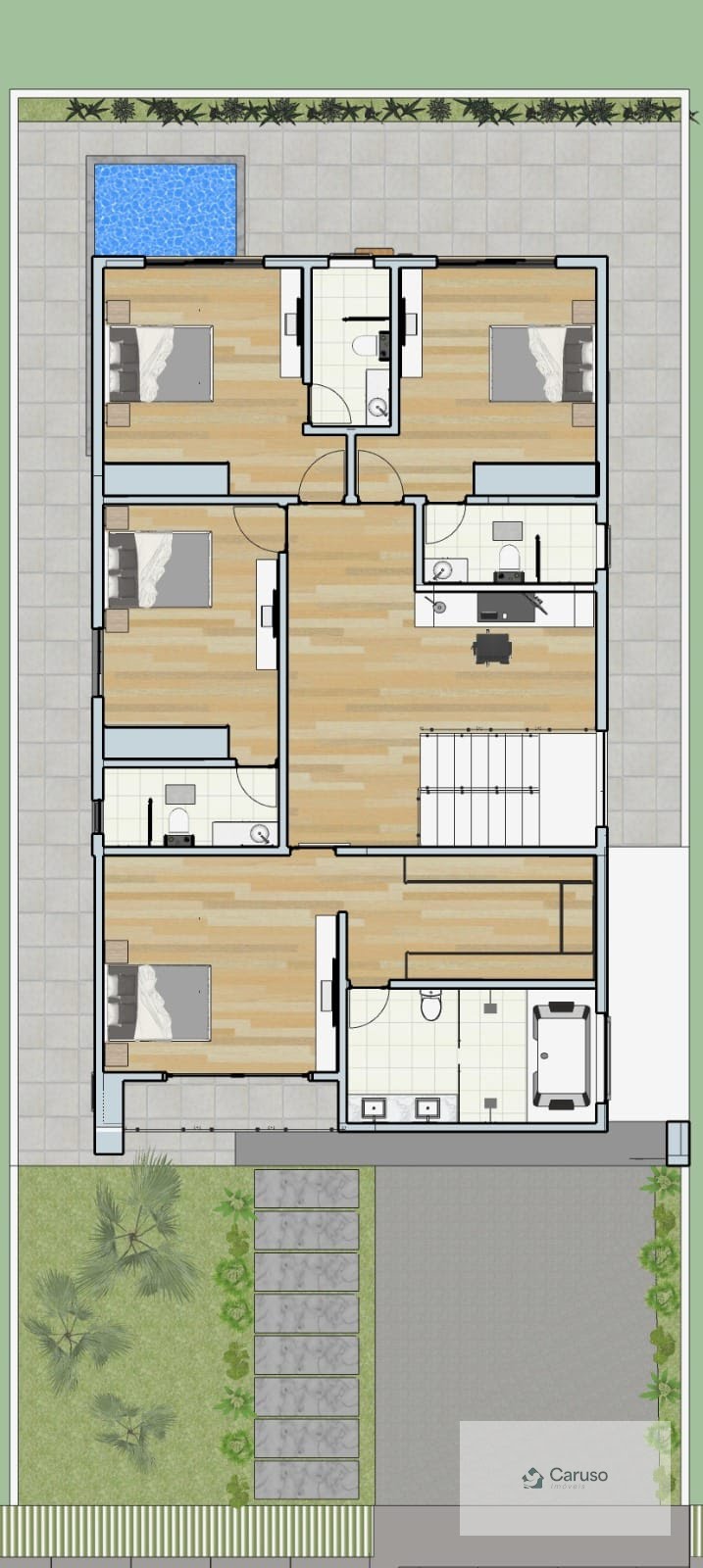 Casa à venda com 5 suítes, 4 vagas e 300m² no Condomínio Real Park, Arujá (SP) — foto 6 de 6