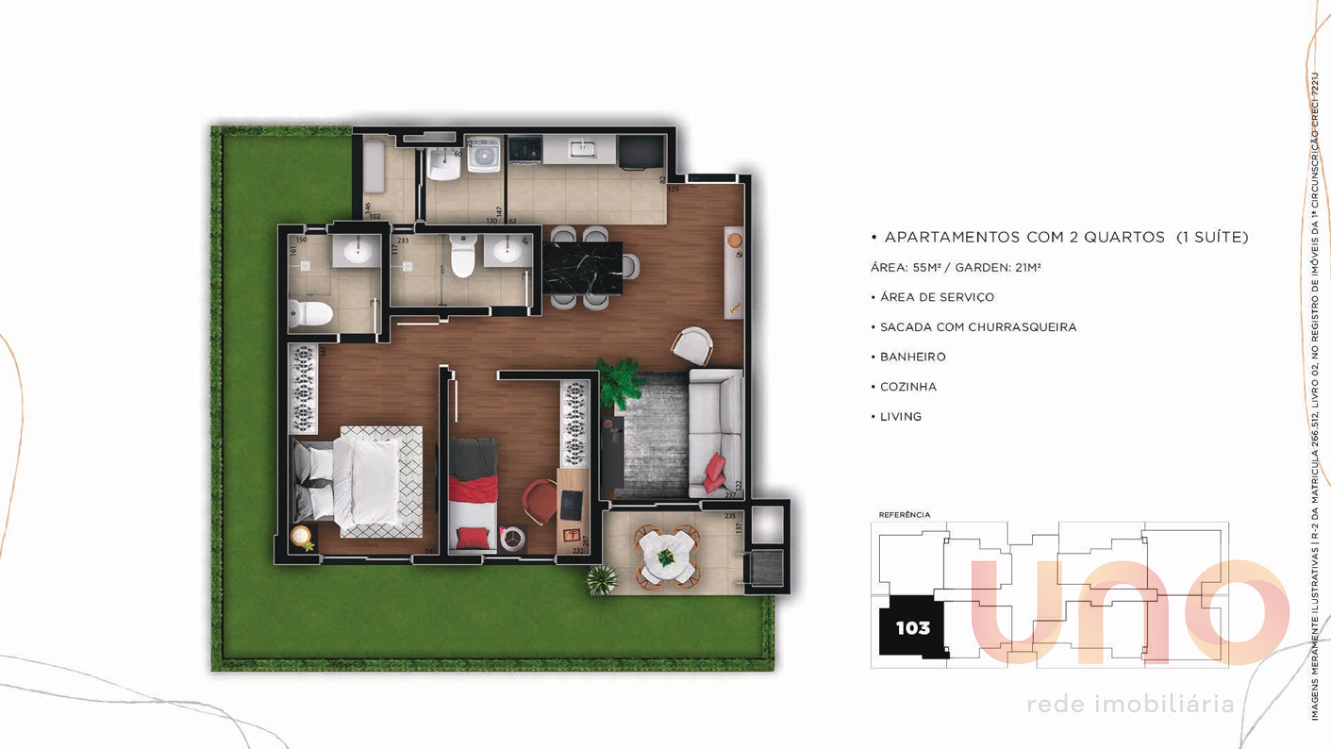 Apartamento à venda com 3 quartos, 1 suíte, 2 vagas e 65m² no Tiradentes, Campo Grande (MS) — foto 30 de 30