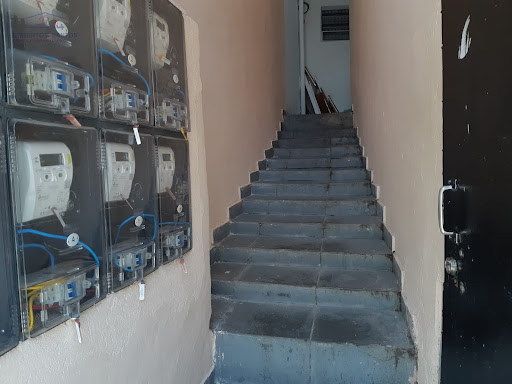 entrada para as casas