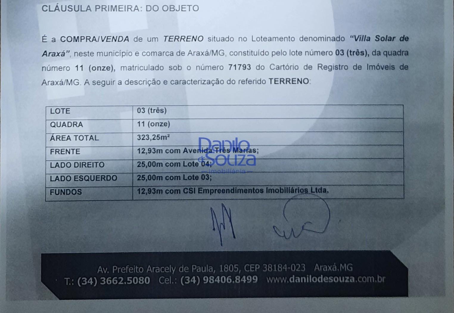 Terreno à venda com 323m² de terreno no Villa Solar de Araxá, Araxá (MG) — foto 2 de 3