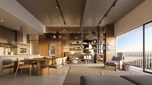 Living - apto 2 dorm