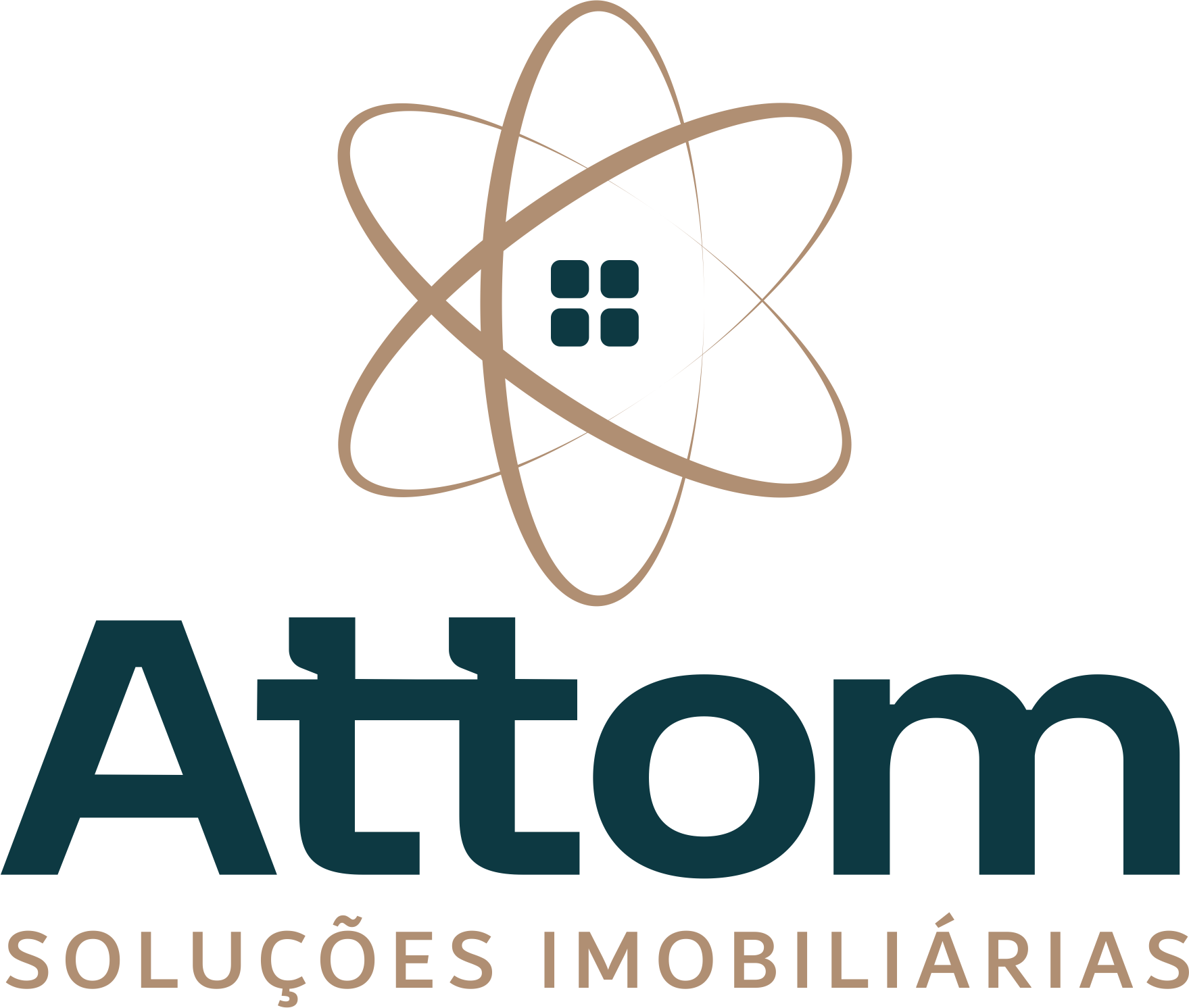 Logotipo de Attom Soluções Imobiliárias