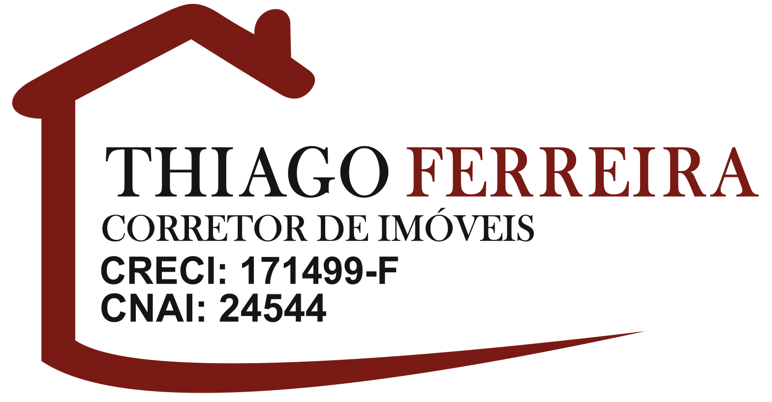 Logotipo de Thiago Ferreira corretor de imóveis Ltda