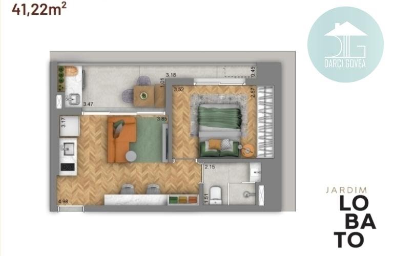 Studio à venda com 1 quarto, 1 banheiro e 41m² no Vila Madalena, São Paulo (SP) — foto 2 de 24