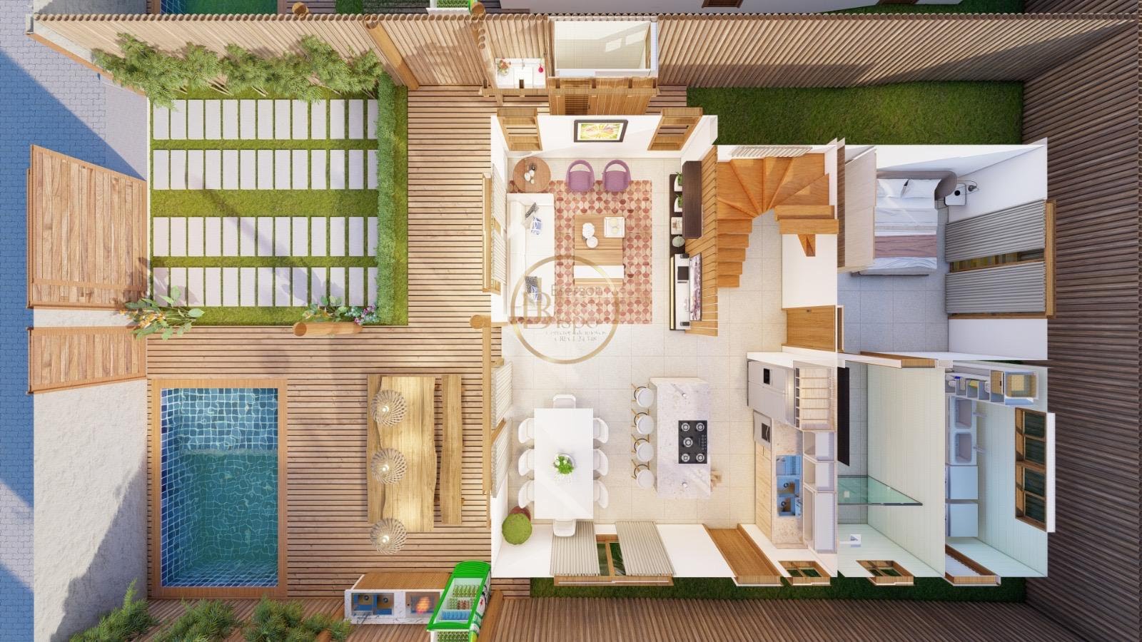 Casa à venda com 4 quartos, 4 suítes, 2 vagas e 130m² no Lot. Parracho, Porto Seguro (BA) — foto 3 de 5
