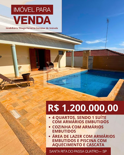 Casa em Centro  -  Santa Rita do Passa Quatro