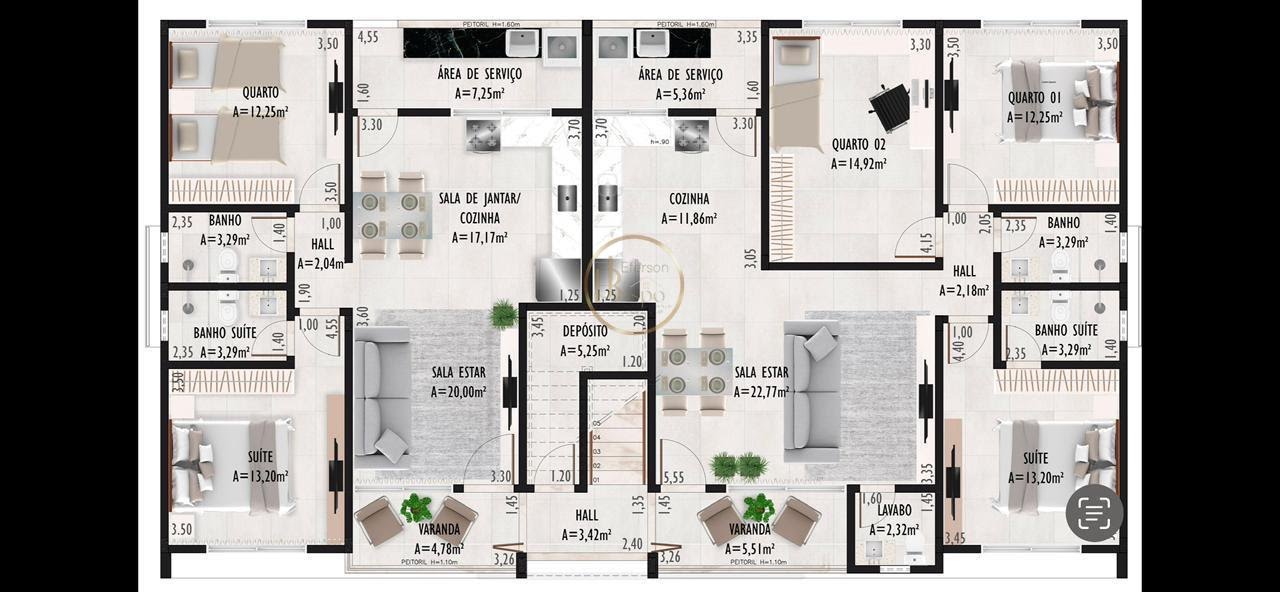 Apartamento à venda com 2 quartos, 1 suíte, 1 vaga e 70m² no Taperapuan, Porto Seguro (BA) — foto 6 de 6