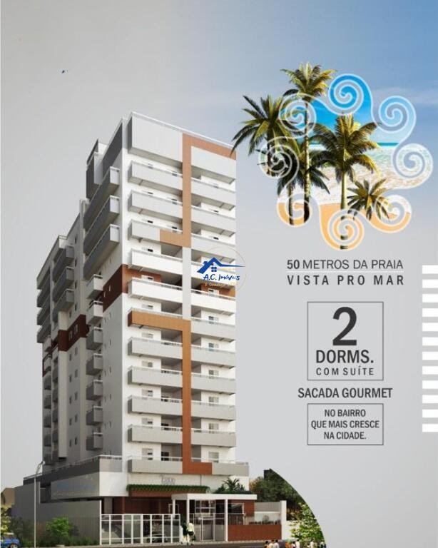 Apartamento à venda com 2 quartos, 2 banheiros, 1 vaga e 65m² no Nova Mirim, Praia Grande — foto principal