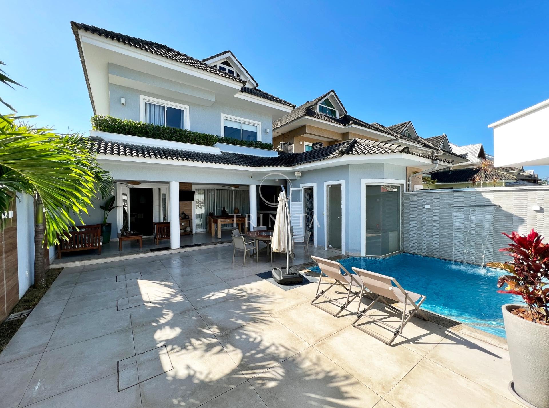 Fachada da casa no Green Place