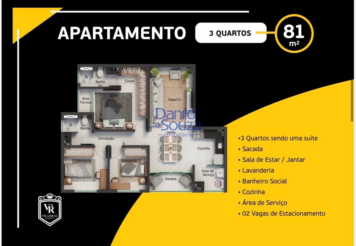 Apartamento à venda com 2 quartos, 1 suíte, 1 vaga e 70m² no Vila Silveria, Araxá (MG) — foto 5 de 6