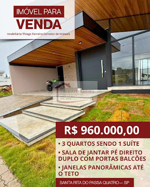 Casa em Jardim dos Ipês  -  Santa Rita do Passa Quatro