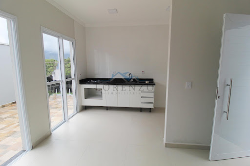 Sala de estar e cozinha