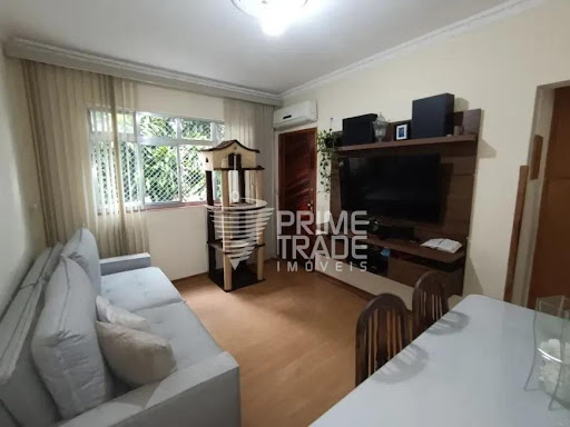 Apartamento 2 Dormitórios 1 Vaga no Embaré  -  Santos/SP