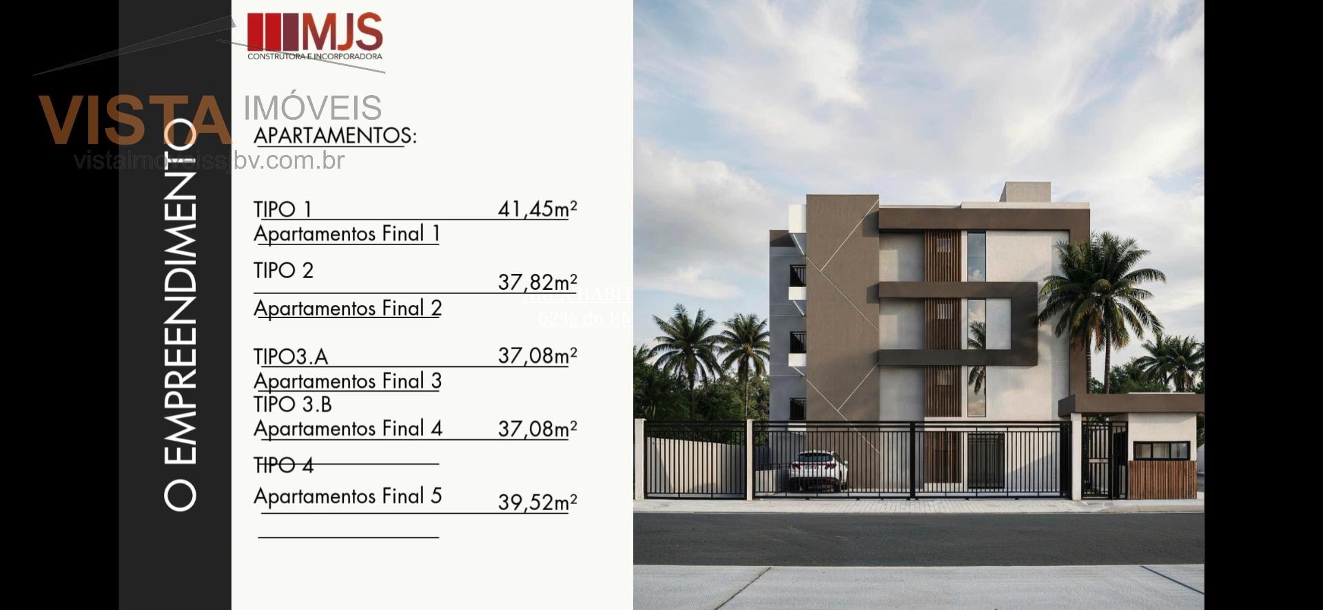 Apartamento à venda com 1 quarto, 1 banheiro, 1 vaga e 37m² no Jardim Satelite, São João da Boa Vista (SP) — foto 3 de 10
