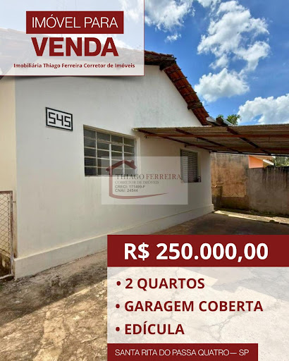 Casa em Cel Victor Meirelles  -  Santa Rita do Passa Quatro