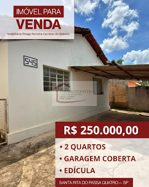 Casa em Cel Victor Meirelles  -  Santa Rita do Passa Quatro