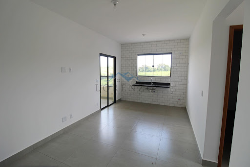Sala de estar e cozinha