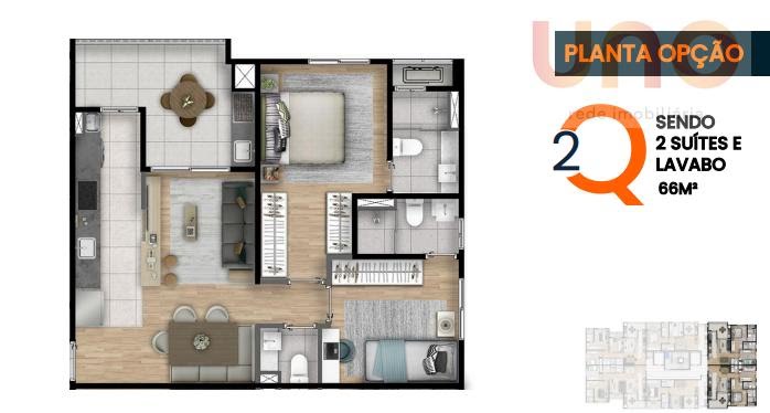 Apartamento à venda com 2 quartos, 1 suíte e 66m² no Vila Margarida, Campo Grande (MS) — foto 5 de 19