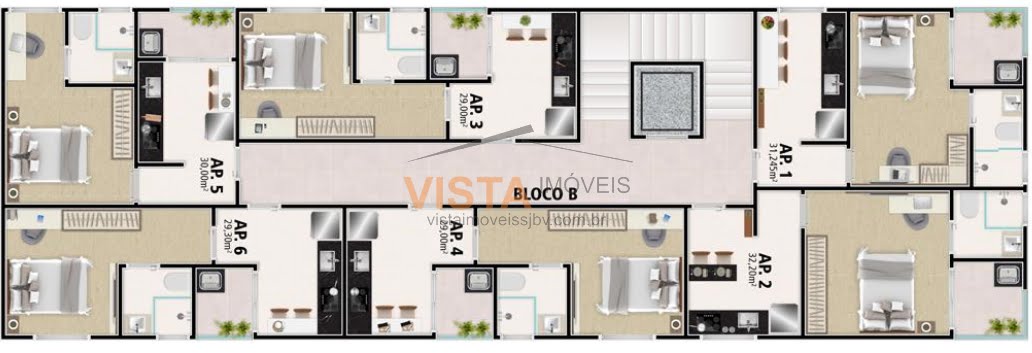 Apartamento para alugar com 1 quarto, 1 banheiro, 1 vaga e 31m² no Parque Alvorada, São João da Boa Vista (SP) — foto 13 de 19